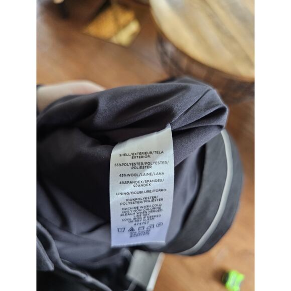 Ann Taylor Wool Blend Mid Rise Straight Leg Dress Pants Women's Size 10 NWT Gray - Picture 7 of 9